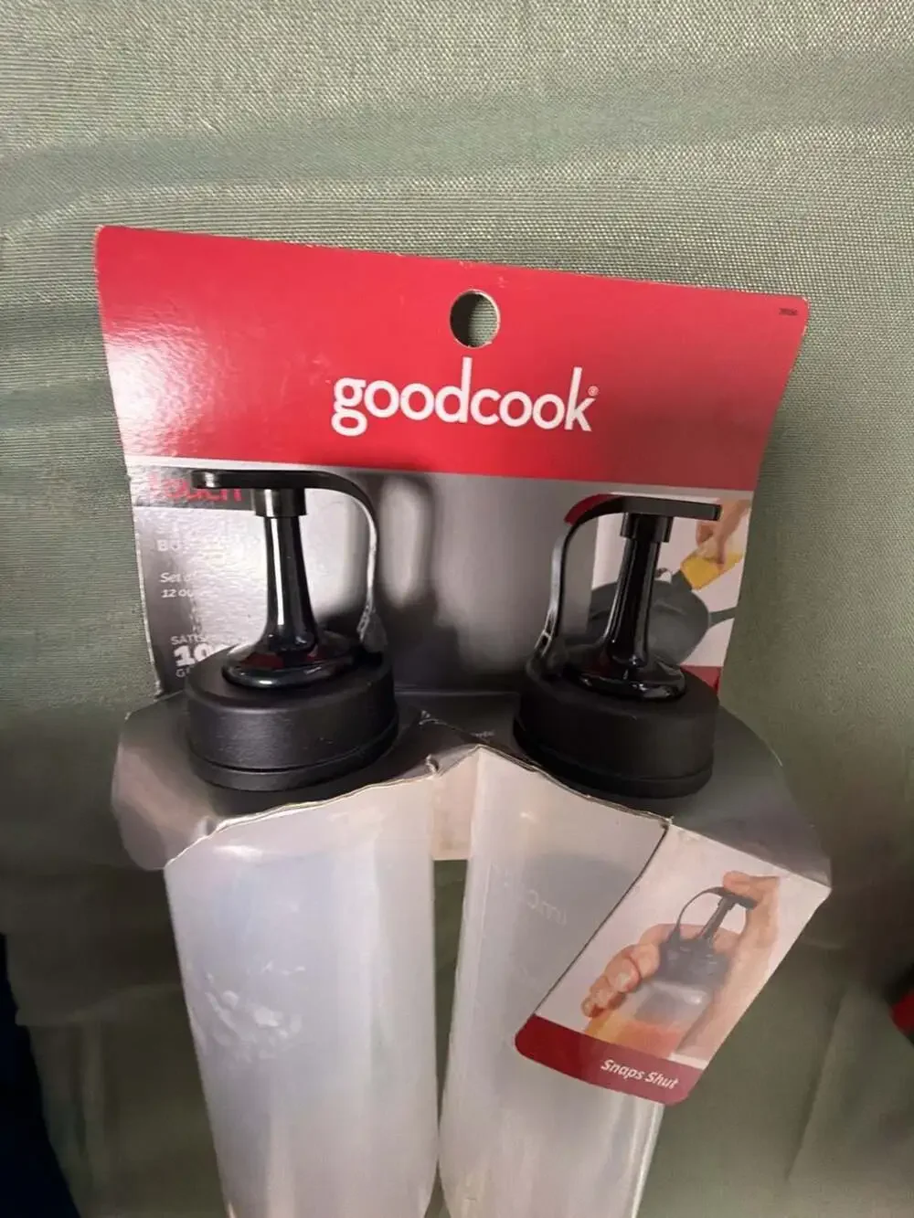 GoodCook Touch Squeeze Bottles 12 Ounce Set of 2